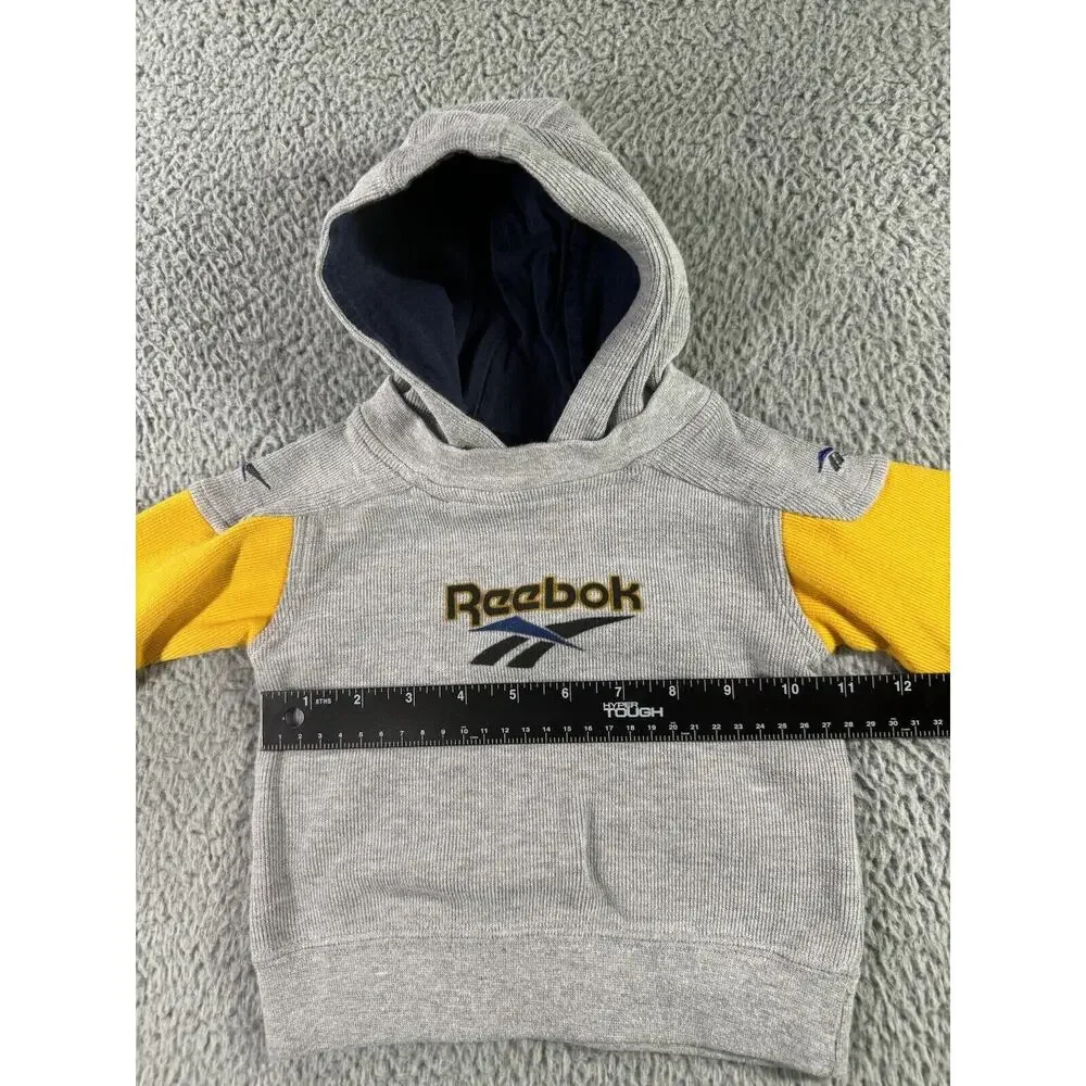 Vintage Reebok Hoodie Boys 18‎ Months Long Sleeve Pullover